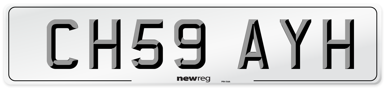 CH59 AYH Number Plate from New Reg